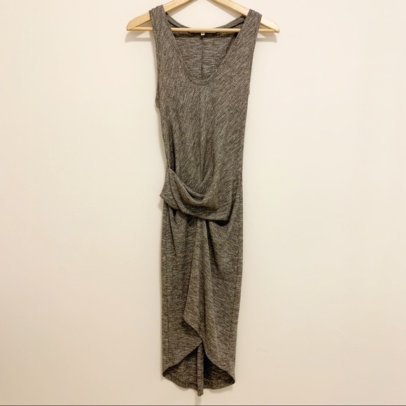 Rachel Roy High Low Wrap Bodycon Sleeveless Dress - Picture 5 of 8